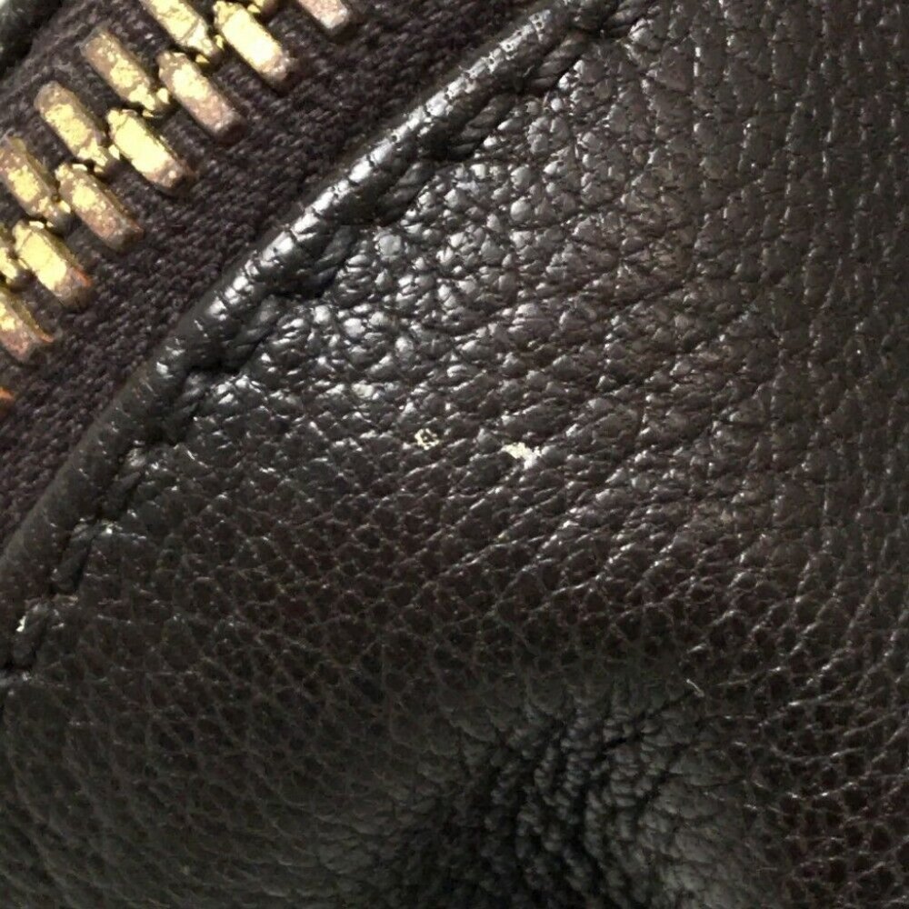 Authentic FENDI Chameleon Hand Bag Shoulder Bag 2way bag Brown Leather - Picture 8 of 10
